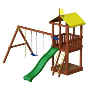 Деревянные детские площадки - Игровой комплекс Джунгли 3