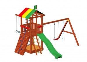 Детские игровые площадки Джунгли - Игровой комплекс Джунгли 4М