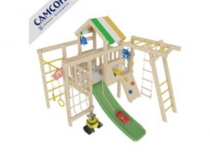 Детские игровые комплексы Самсон - Детский игровой чердак для дома Валли