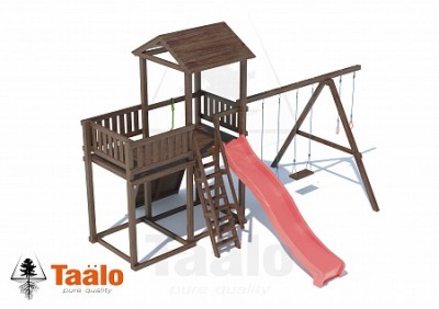 Детские игровые площадки TAALO из лиственницы - B 2.1 детская площадка