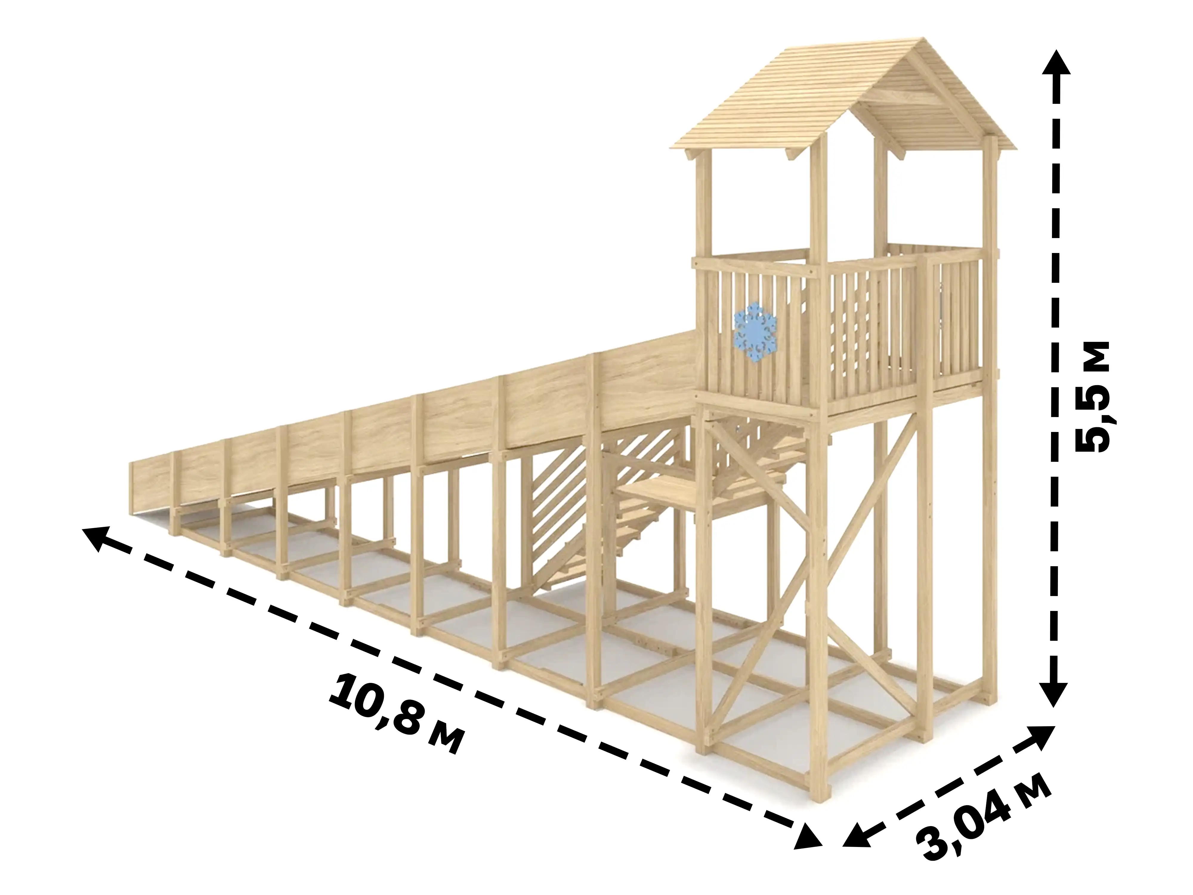 Товары - Snow Fox ( Домик) скат 10 метров без окраски