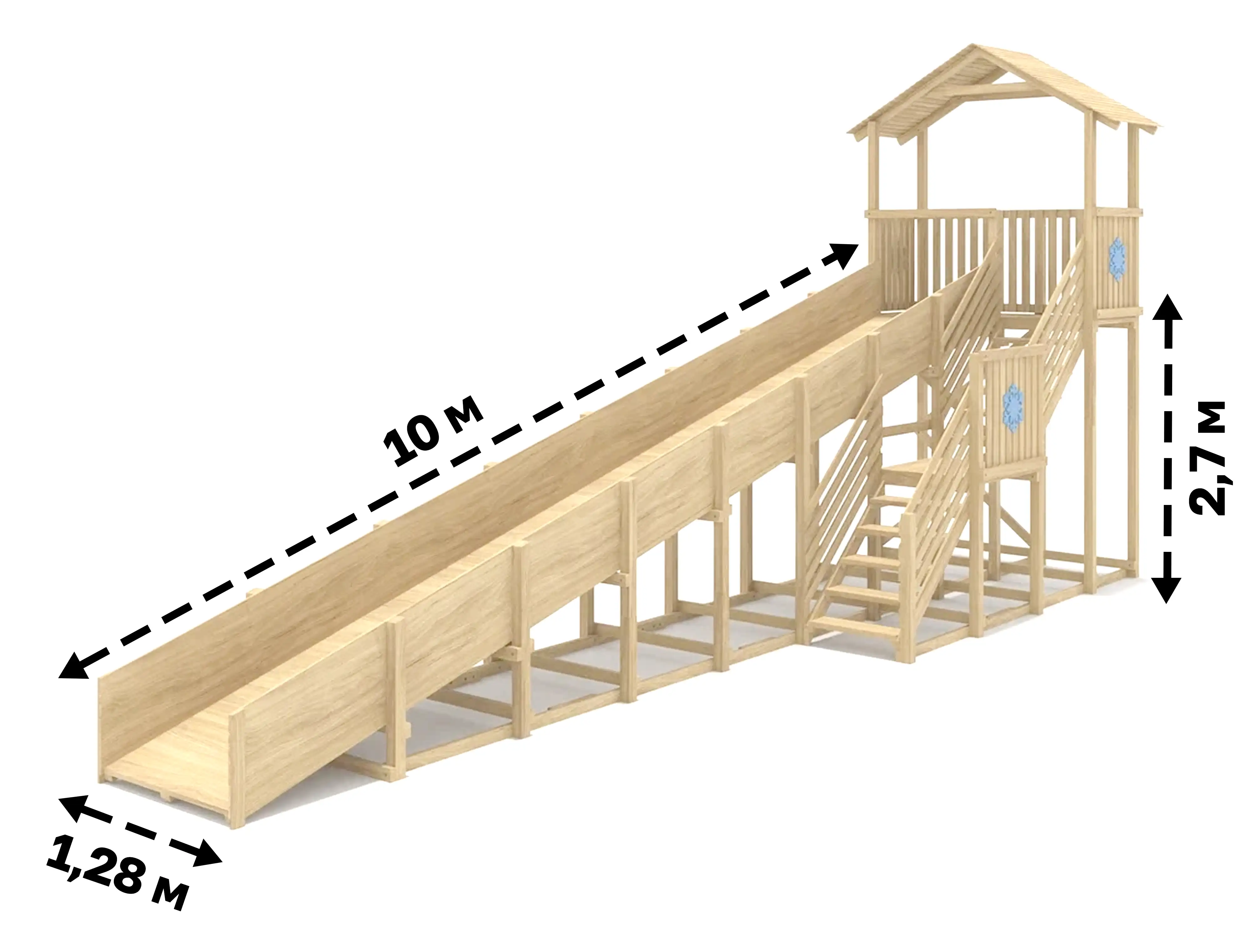 Товары - Snow Fox ( Домик) скат 10 метров без окраски