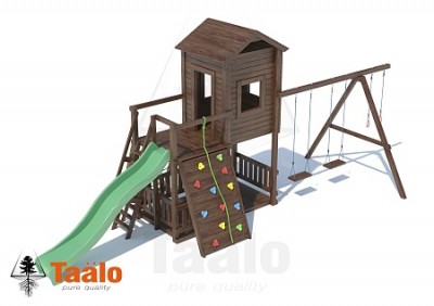 Детские игровые площадки TAALO из лиственницы - Игровой комплекс серия B 5.1