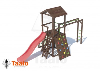 Детские игровые площадки TAALO из лиственницы - Игровой комплекс серия A 1. 3