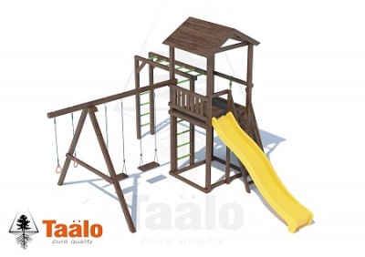 Детские игровые площадки TAALO из лиственницы - Игровой комплекс серия A модель 2.3