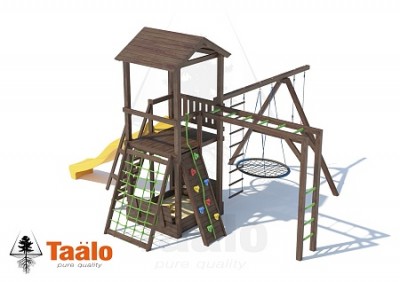Детские игровые площадки TAALO из лиственницы - Игровой комплекс A3 3/1