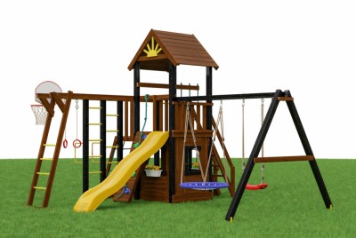 Детские комплексы с качелями - Детская площадка МАРК 6