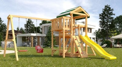 Уличные игровые комплексы для дачи - Детская площадка Савушка "Мастер" - 2