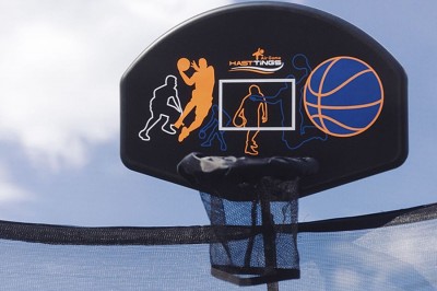 Товары - Батут с сеткой (3,66) и с баскетбольным кольцом HASTTINGS 12 ft AirGame Basketball