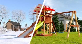 Детские площадки с балконом - Детская игровая площадка САВУШКА 4 СЕЗОНА-9