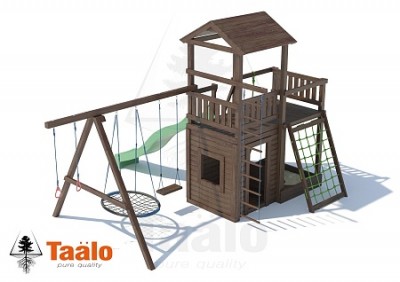 Детские игровые площадки TAALO из лиственницы - Детская площадка Таало Серия B4 модель 5