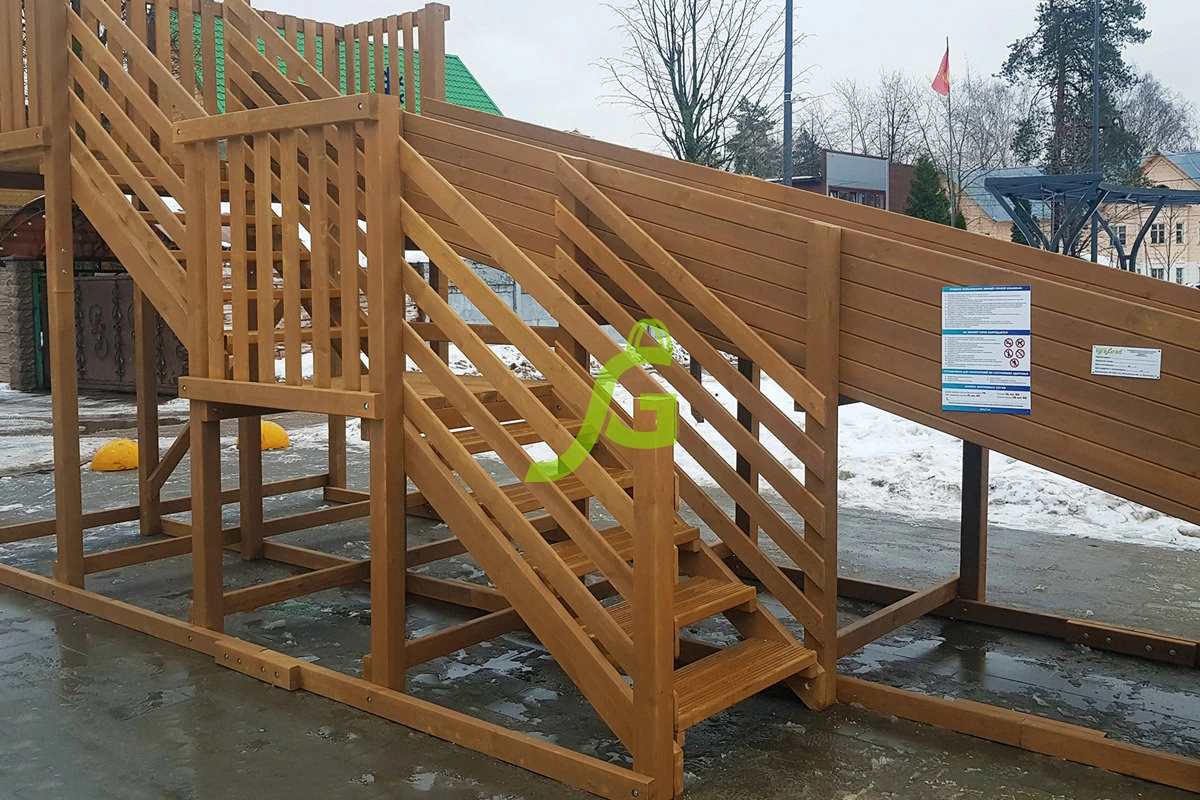 Товары - Зимняя горка Snow Fox  8 м