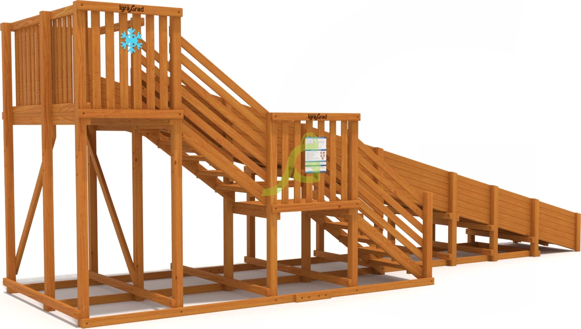 Товары - Зимняя горка Snow Fox  8 м