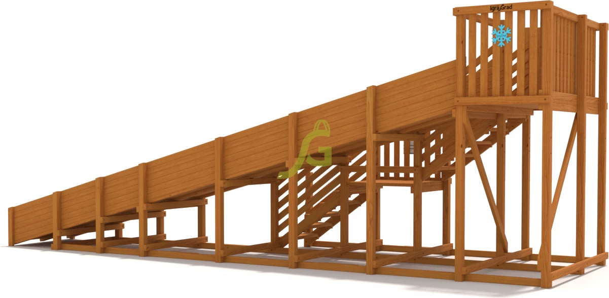 Товары - Зимняя горка Snow Fox  8 м