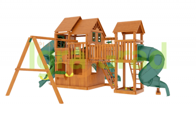 Товары - "Великан 4" (Макси) Деревянная детская площадка для дачи