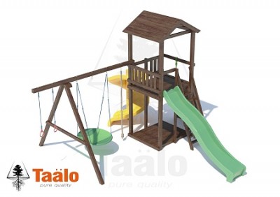 Детские игровые площадки TAALO из лиственницы - Серия А6 модель 1,