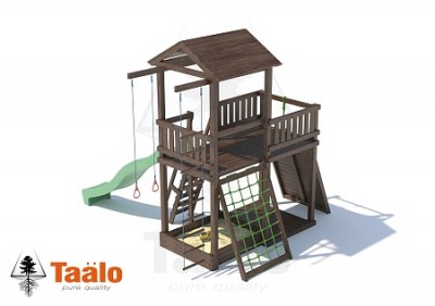 Детские игровые площадки TAALO из лиственницы - Серия В1 модель 2 игровой комплекс для дачи