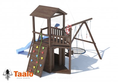 Детские игровые площадки TAALO из лиственницы - Детская площадка Серия В3 модель 4