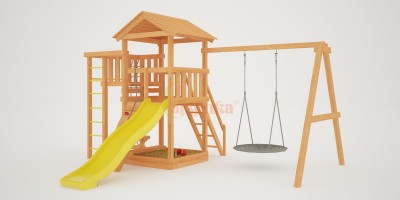 Товары - Детская площадка Савушка Мастер-3 с гнездом 1м