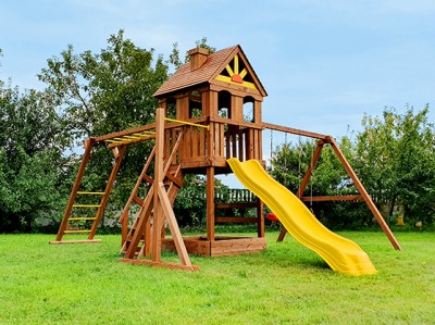 Детские площадки с домиком - Детский городок Выше Всех Новая Победа 6