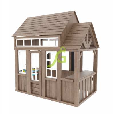 Товары - Детский игровой деревянный домик IgraGrad Коттедж 1