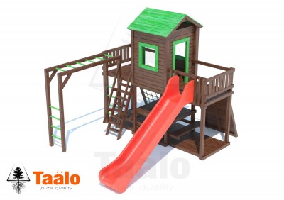 Детские игровые площадки TAALO из лиственницы - Игровой комплекс C -1