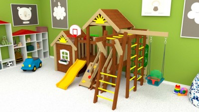 Детские площадки для девочек - Детская площадка для малышей Baby Mark 3
