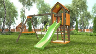 Детские площадки ИграГрад - Уличные комплексы для дачи Игруня 1