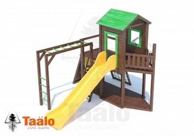 Детские игровые площадки TAALO из лиственницы - Серия C модель 2, детская игровая конструкция
