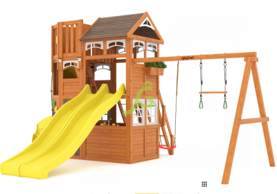 Товары - Детская площадка IgraGrad Клубный домик 4 Luxe с двумя горками