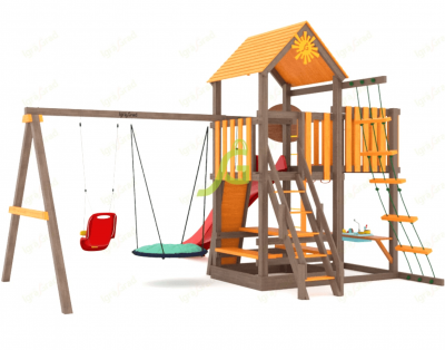 Товары - Детская площадка IgraGrad Панда Фани с балконом мод.1