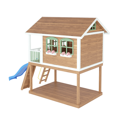 Товары - Детский деревянный домик Вилла 2