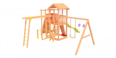 Уличные игровые комплексы для дачи - Детский комплекс Максон Мини 2