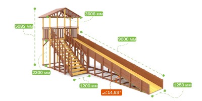 Товары - Зимняя горка Савушка Зима 8/1