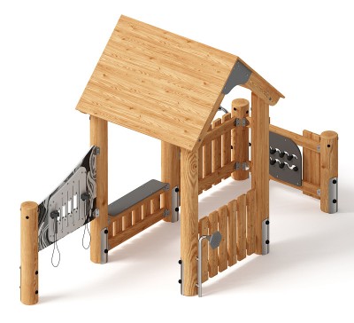Оборудование для детских игровых комплексов - Домик (лиственница) МФ