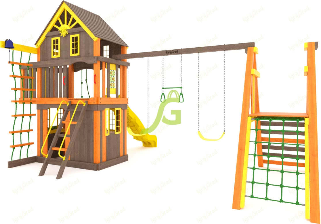 Смотреть все детские комплексы - Детская площадка IgraGrad Шато 2 (мод.2)