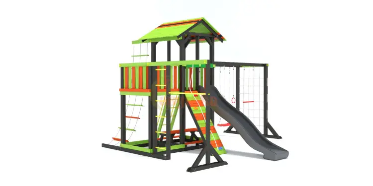 Смотреть все детские комплексы - Детская игровая площадка Савушка-15 (Color-6)