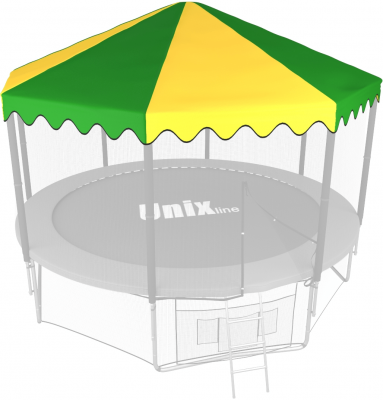 Товары - Крыша для батута UNIX Line 10 ft Green/Yellow