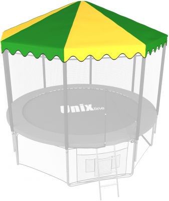 Товары - Крыша для батута UNIX Line 8 ft Green/Yellow