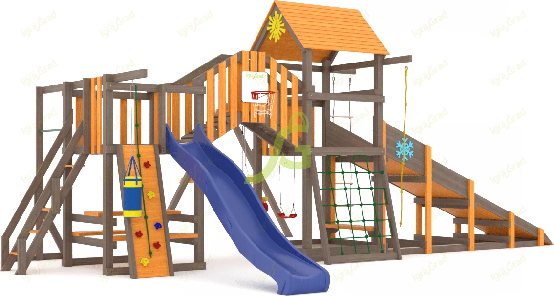 Детские площадки ИграГрад - Всесезонная площадка IgraGrad С Мостик 1 SF3