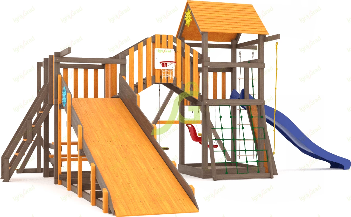 Детские площадки ИграГрад - Всесезонная площадка IgraGrad С Мостик 1 SF2