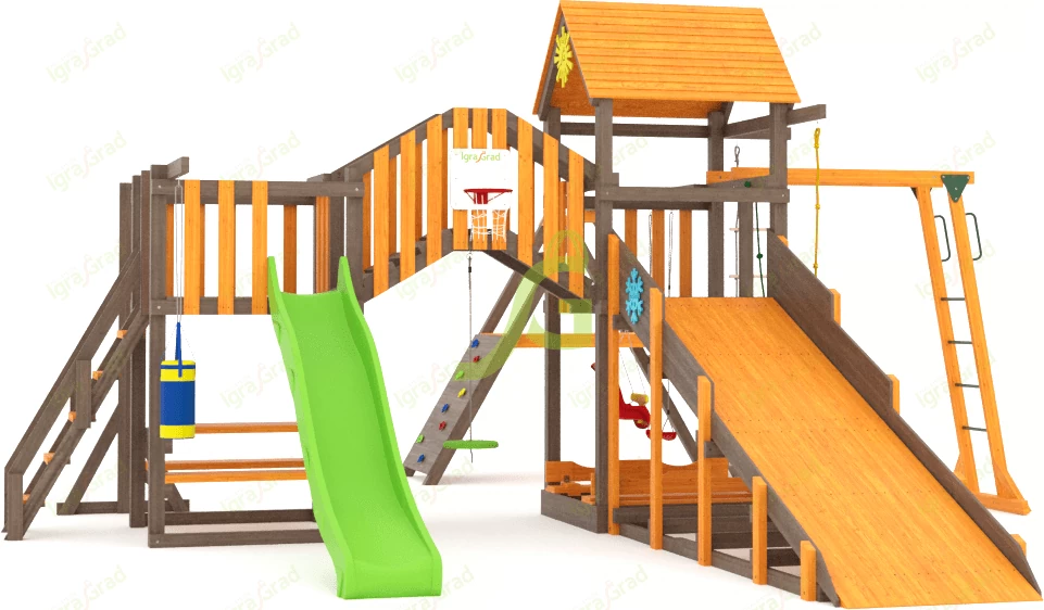 Детские площадки ИграГрад - Всесезонная площадка IgraGrad С Мостик 2 SF2