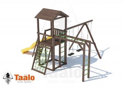 Детские игровые площадки TAALO из лиственницы - Серия А2 модель 3/1 детская площадка