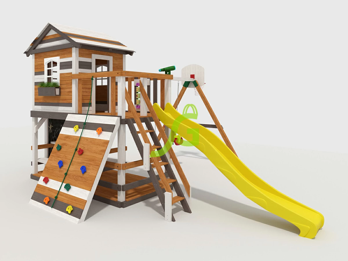 Смотреть все детские комплексы - Детская площадка IgraGrad Домик 2 мод.1