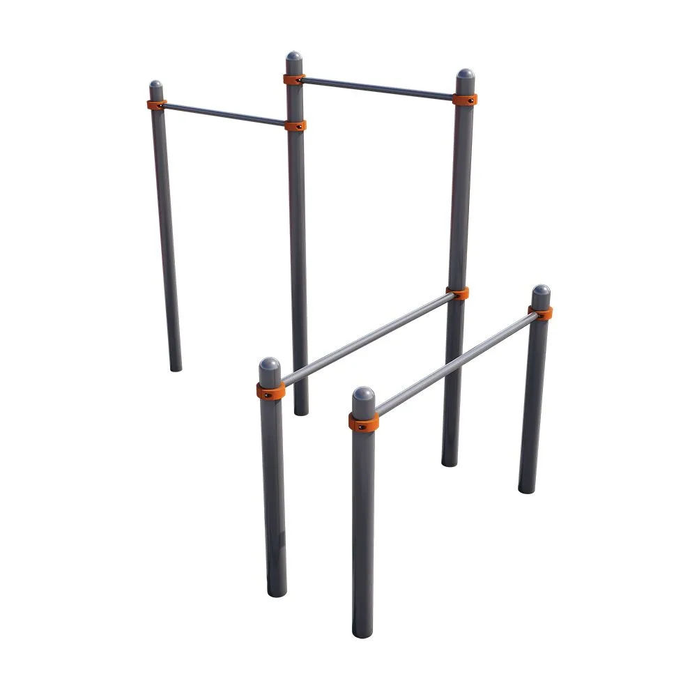 Товары - Двойной турник с брусьями СВС-76