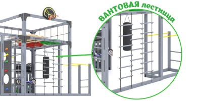 Товары - Детская площадка Савушка КУБ-6 (Серый) с подушками