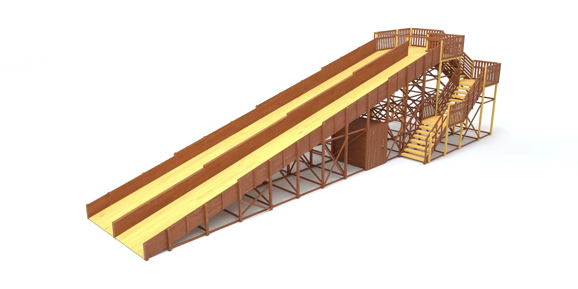 Товары - Зимняя горка Савушка Зима 12 с местом для хранения