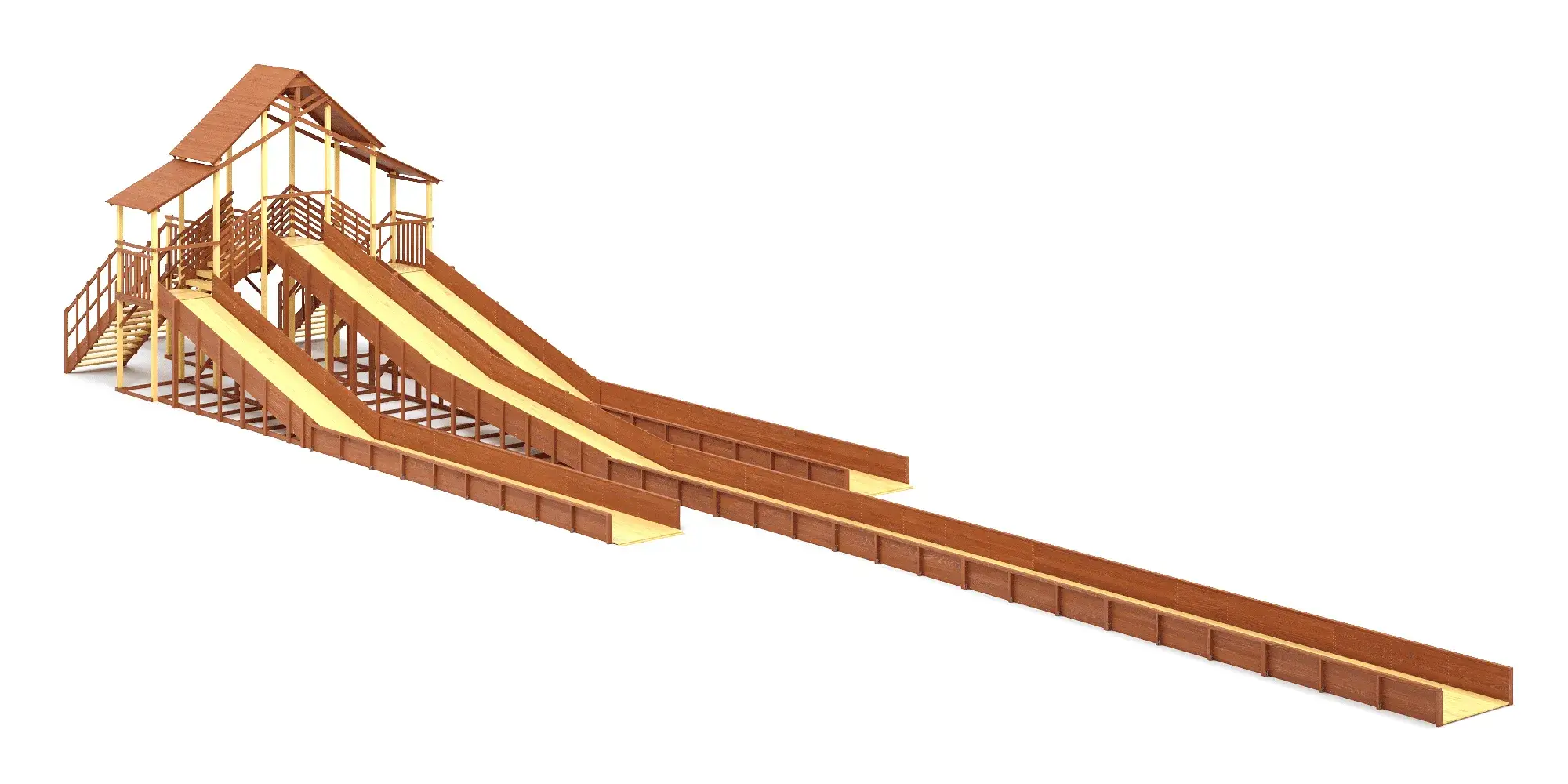 Товары - Зимняя горка Савушка Зима 11/1 (Махагон)