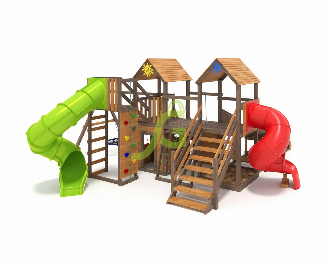 Товары - Детская площадка IgraGrad Комбо SF с двумя трубами