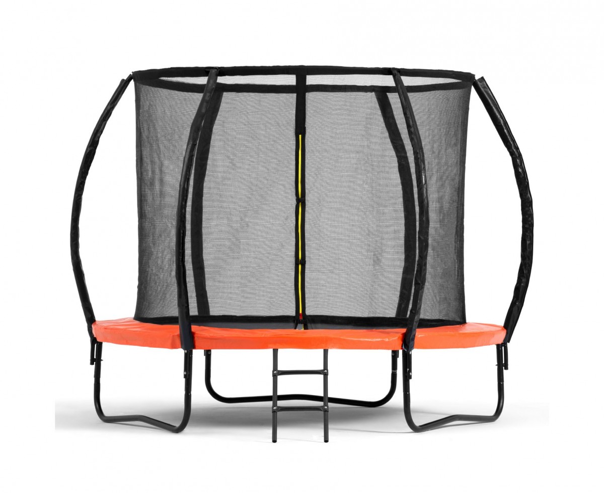 Батут DFC Kengoo 14FT с сеткой и лестницей
